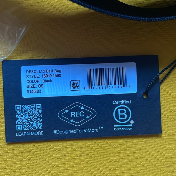 Mz Wallce Black Limited Edition Belt Bag - Picture 2 of 6